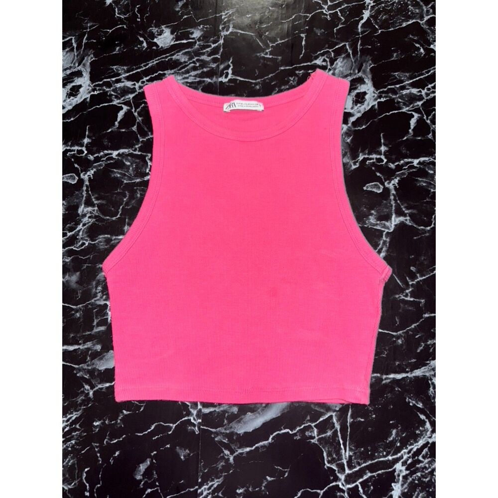 Ribbed Cropped Tank